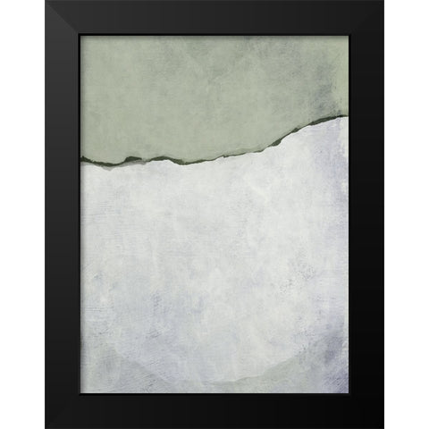 Divided Black Modern Wood Framed Art Print by Hobday, Dan