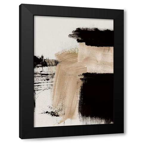 Path Black Modern Wood Framed Art Print with Double Matting by Hobday, Dan