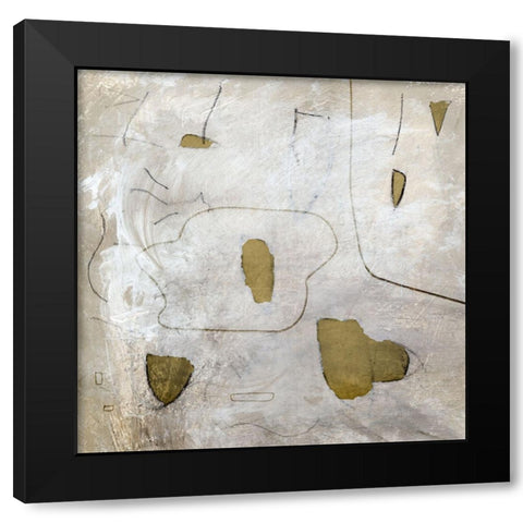 Perpetual Black Modern Wood Framed Art Print with Double Matting by Hobday, Dan