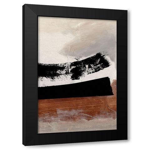 On Deck Black Modern Wood Framed Art Print with Double Matting by Hobday, Dan