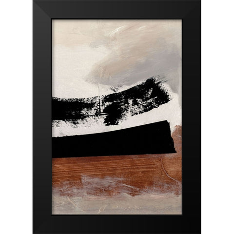 On Deck Black Modern Wood Framed Art Print by Hobday, Dan
