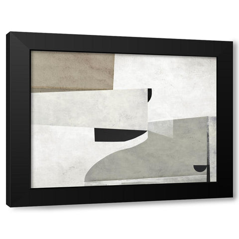 Priory Black Modern Wood Framed Art Print with Double Matting by Hobday, Dan