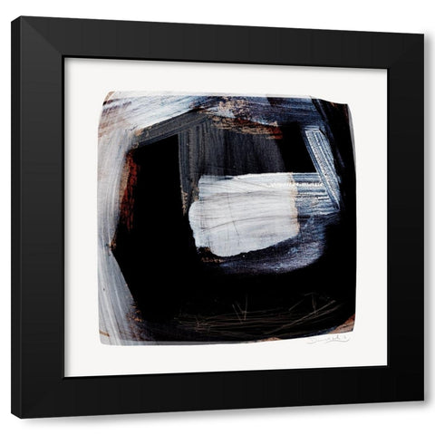 Trapped Black Modern Wood Framed Art Print by Hobday, Dan