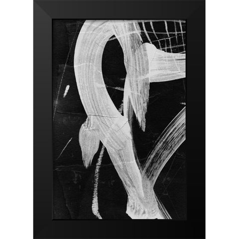 Sinking Black Modern Wood Framed Art Print by Hobday, Dan