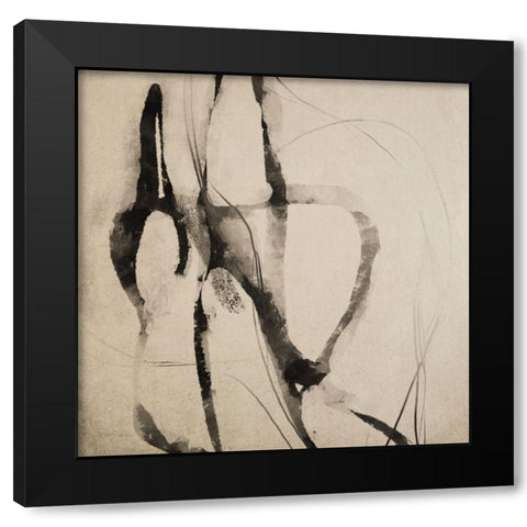 Onisa Black Modern Wood Framed Art Print by Hobday, Dan