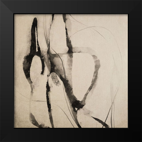 Onisa Black Modern Wood Framed Art Print by Hobday, Dan