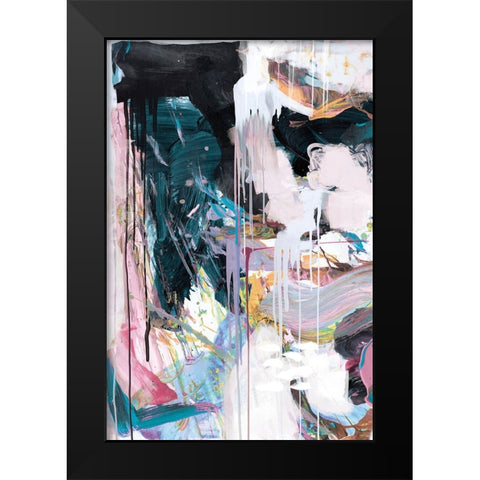 Statement No2 Black Modern Wood Framed Art Print by Hobday, Dan
