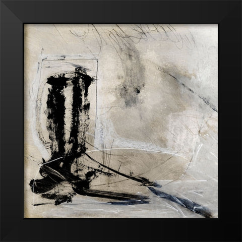 Method Black Modern Wood Framed Art Print by Hobday, Dan