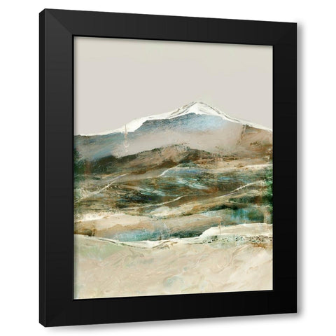 Cordillera Black Modern Wood Framed Art Print by Hobday, Dan