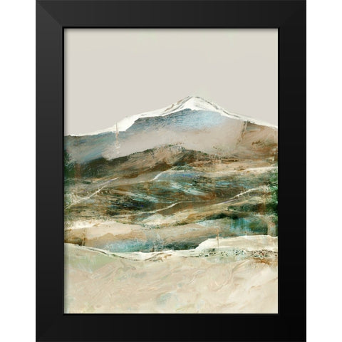 Cordillera Black Modern Wood Framed Art Print by Hobday, Dan