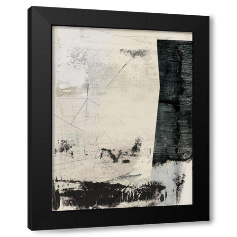 Movement Black Modern Wood Framed Art Print with Double Matting by Hobday, Dan