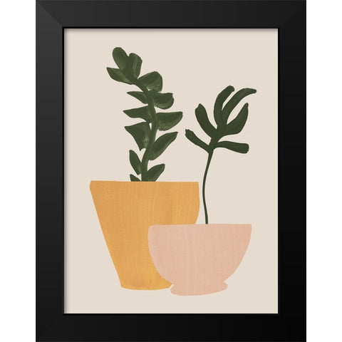 Planted Black Modern Wood Framed Art Print by Hobday, Dan