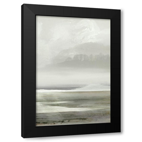 Lakes No2 Black Modern Wood Framed Art Print with Double Matting by Hobday, Dan