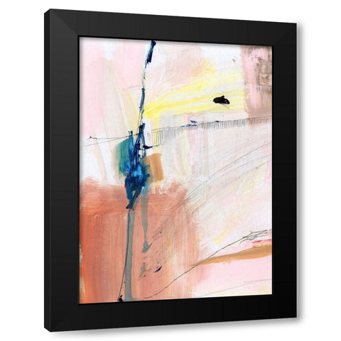 Summer Dream No2 Black Modern Wood Framed Art Print by Hobday, Dan