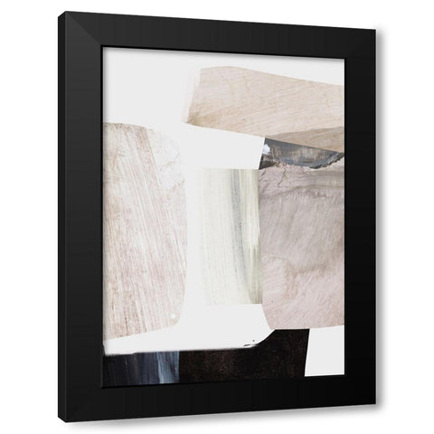 Clay Black Modern Wood Framed Art Print with Double Matting by Hobday, Dan