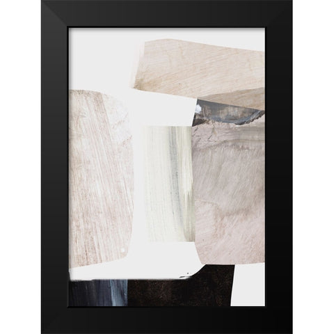 Clay Black Modern Wood Framed Art Print by Hobday, Dan