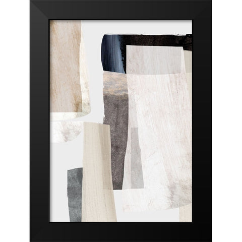 Clay No2 Black Modern Wood Framed Art Print by Hobday, Dan