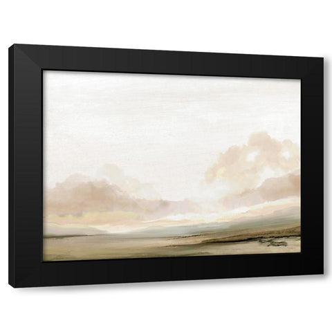 The South Black Modern Wood Framed Art Print by Hobday, Dan