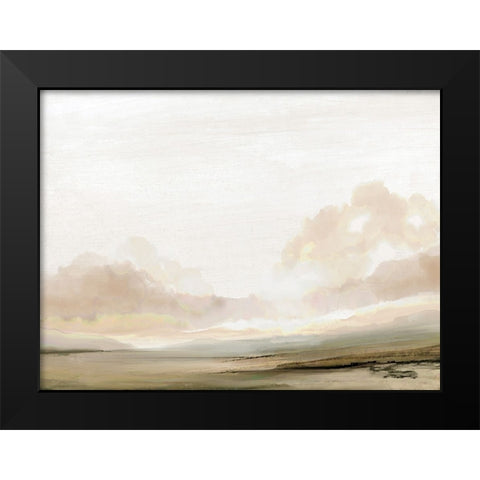 The South Black Modern Wood Framed Art Print by Hobday, Dan