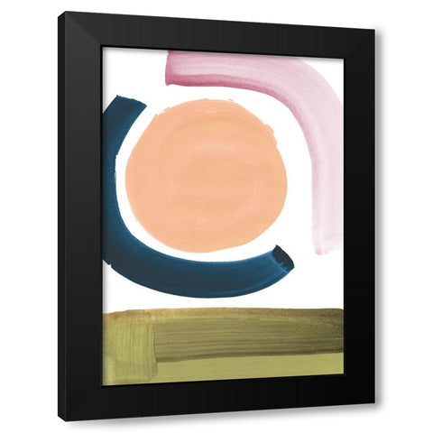 Gravity Black Modern Wood Framed Art Print with Double Matting by Hobday, Dan