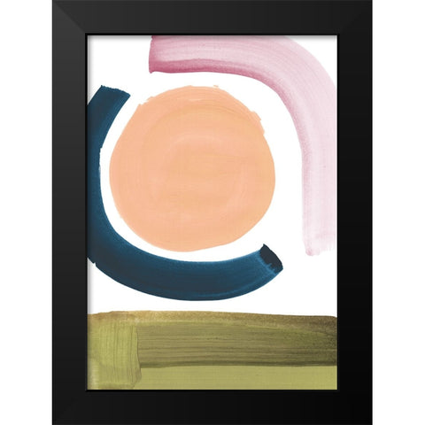 Gravity Black Modern Wood Framed Art Print by Hobday, Dan
