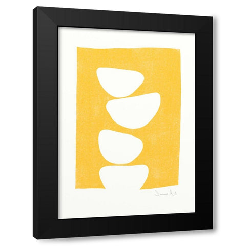 Mellow No2 Black Modern Wood Framed Art Print by Hobday, Dan