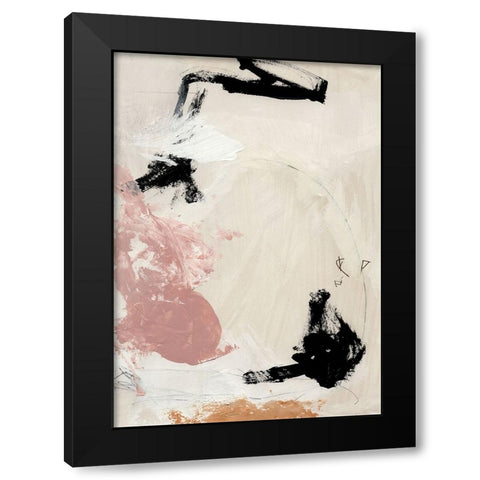 Ballet Black Modern Wood Framed Art Print with Double Matting by Hobday, Dan