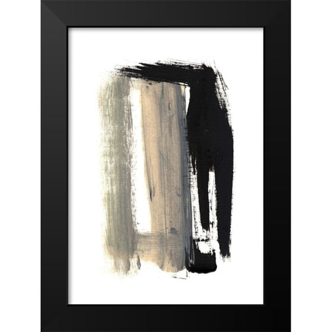 Alley Black Modern Wood Framed Art Print by Hobday, Dan