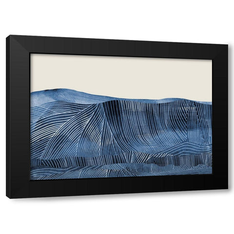 Harvest Black Modern Wood Framed Art Print by Hobday, Dan
