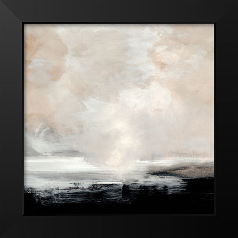 Clouds Black Modern Wood Framed Art Print by Hobday, Dan