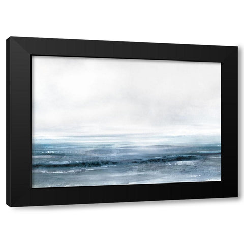Water Black Modern Wood Framed Art Print with Double Matting by Hobday, Dan