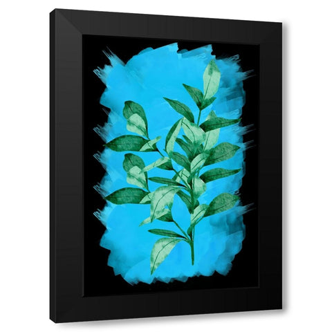 Bay leaf plant Black Modern Wood Framed Art Print with Double Matting by Abdel Aal, Hussein