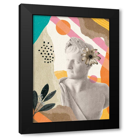 Ode to History Black Modern Wood Framed Art Print with Double Matting by Demir, Aylin