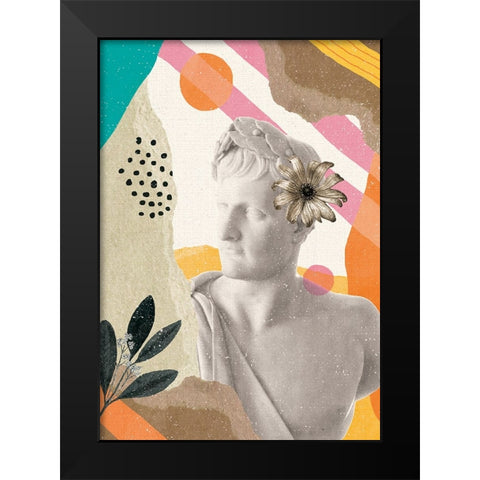 Ode to History Black Modern Wood Framed Art Print by Demir, Aylin