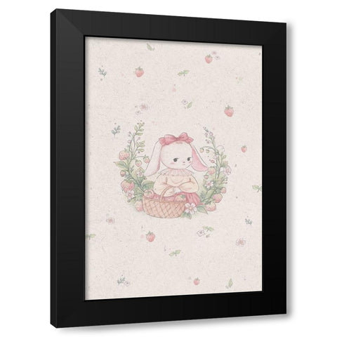 Lady bunny Black Modern Wood Framed Art Print by Thai, Xuan