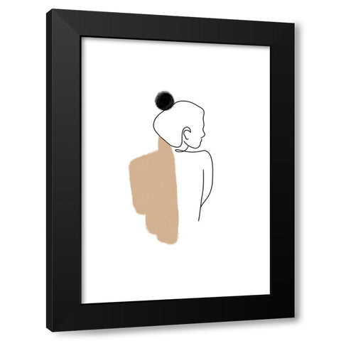 Untitled Black Modern Wood Framed Art Print by Boulova, Veronika
