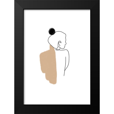 Untitled Black Modern Wood Framed Art Print by Boulova, Veronika