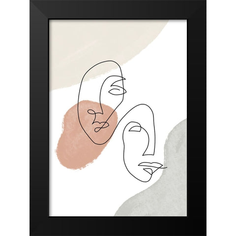 Untitled Black Modern Wood Framed Art Print by Boulova, Veronika