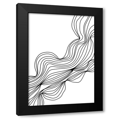 Untitled Black Modern Wood Framed Art Print by Boulova, Veronika
