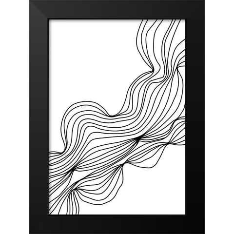 Untitled Black Modern Wood Framed Art Print by Boulova, Veronika