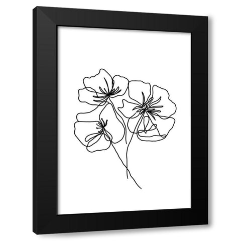 Untitled Black Modern Wood Framed Art Print with Double Matting by Boulova, Veronika