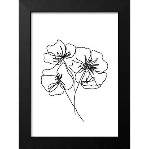 Untitled Black Modern Wood Framed Art Print by Boulova, Veronika