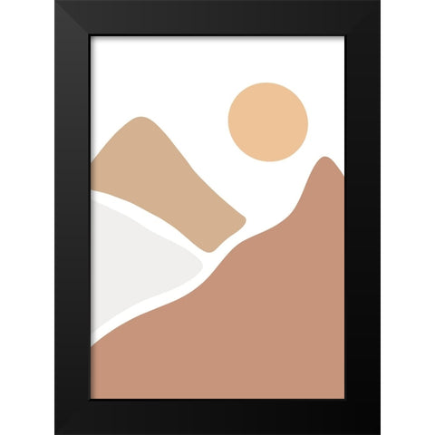 Untitled Black Modern Wood Framed Art Print by Boulova, Veronika