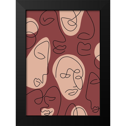Untitled Black Modern Wood Framed Art Print by Boulova, Veronika