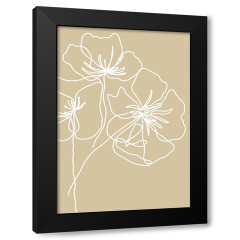 Untitled Black Modern Wood Framed Art Print by Boulova, Veronika