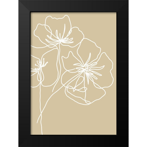 Untitled Black Modern Wood Framed Art Print by Boulova, Veronika