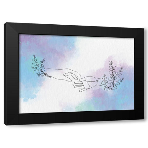 Morus a Lutea Black Modern Wood Framed Art Print with Double Matting by Roze, Fadil