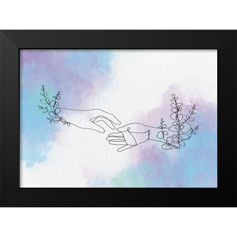 Morus a Lutea Black Modern Wood Framed Art Print by Roze, Fadil