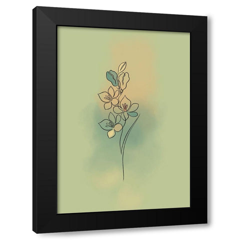Bellisimo Black Modern Wood Framed Art Print with Double Matting by Roze, Fadil