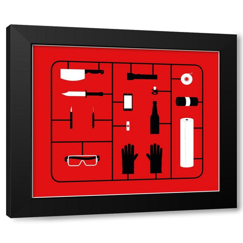 Tonight Is the Night Black Modern Wood Framed Art Print by Bodart, Florent